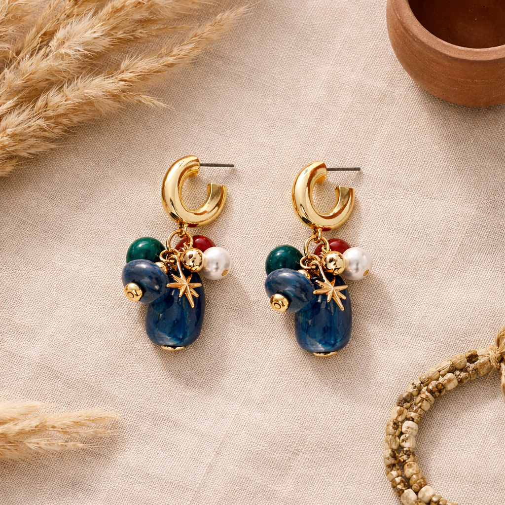 Carnival Charm Drop Earrings