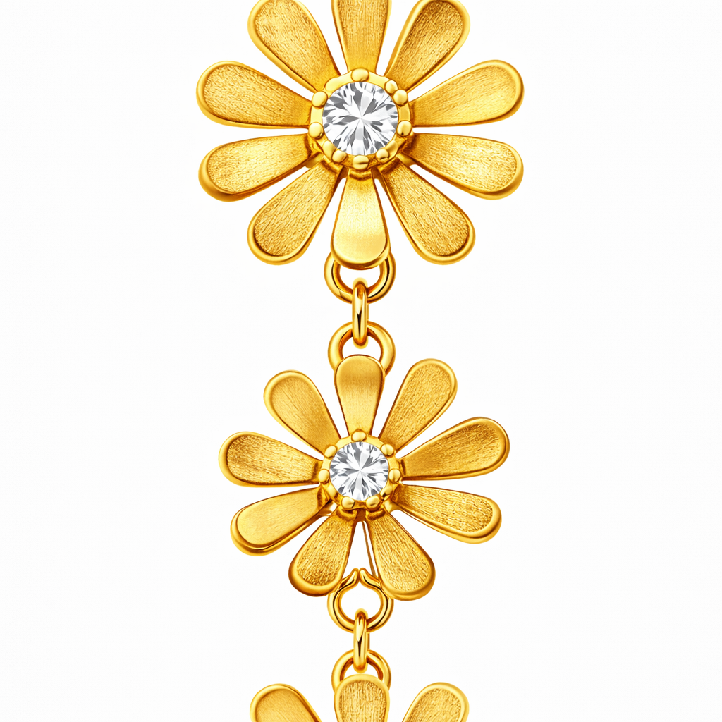 Daisy Chain Drop Earrings