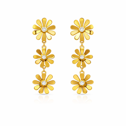Daisy Chain Drop Earrings