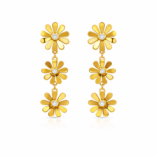 Daisy Chain Drop Earrings
