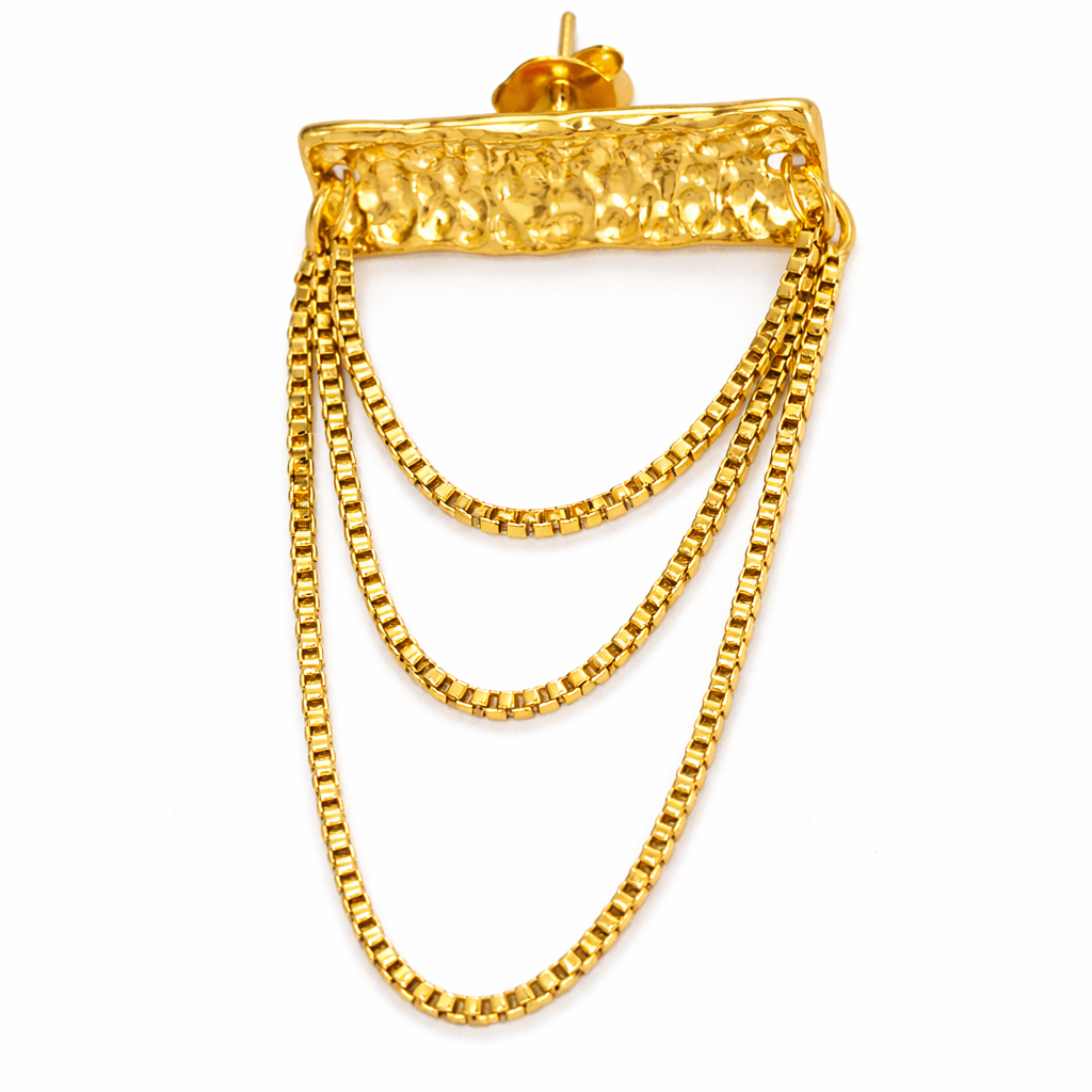 Cascade Bar Drop Earrings