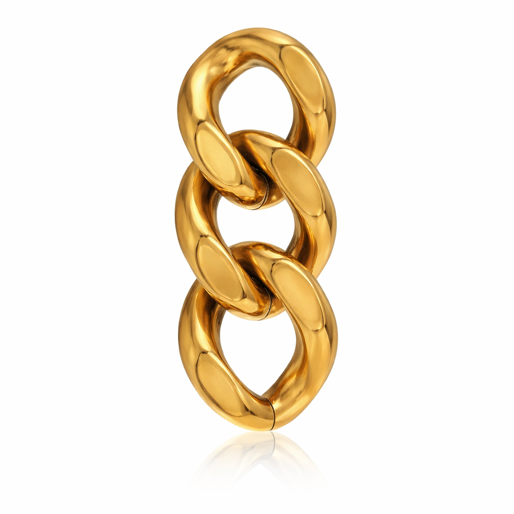 Cuban Link Drop Earrings