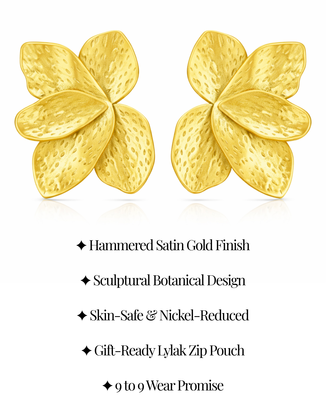 Wild Bloom Stud Earrings
