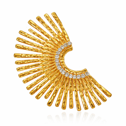 Sun Ray Stud Earrings