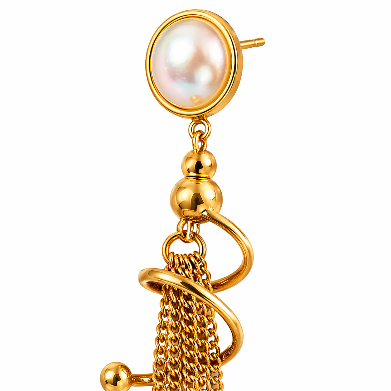 Pearl Cascade Drop Earrings