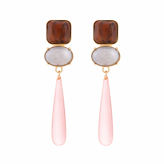 Terracotta Drop Earrings