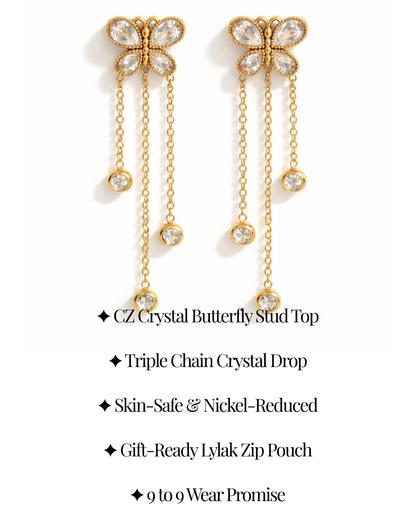 Flutter Drop Earrings