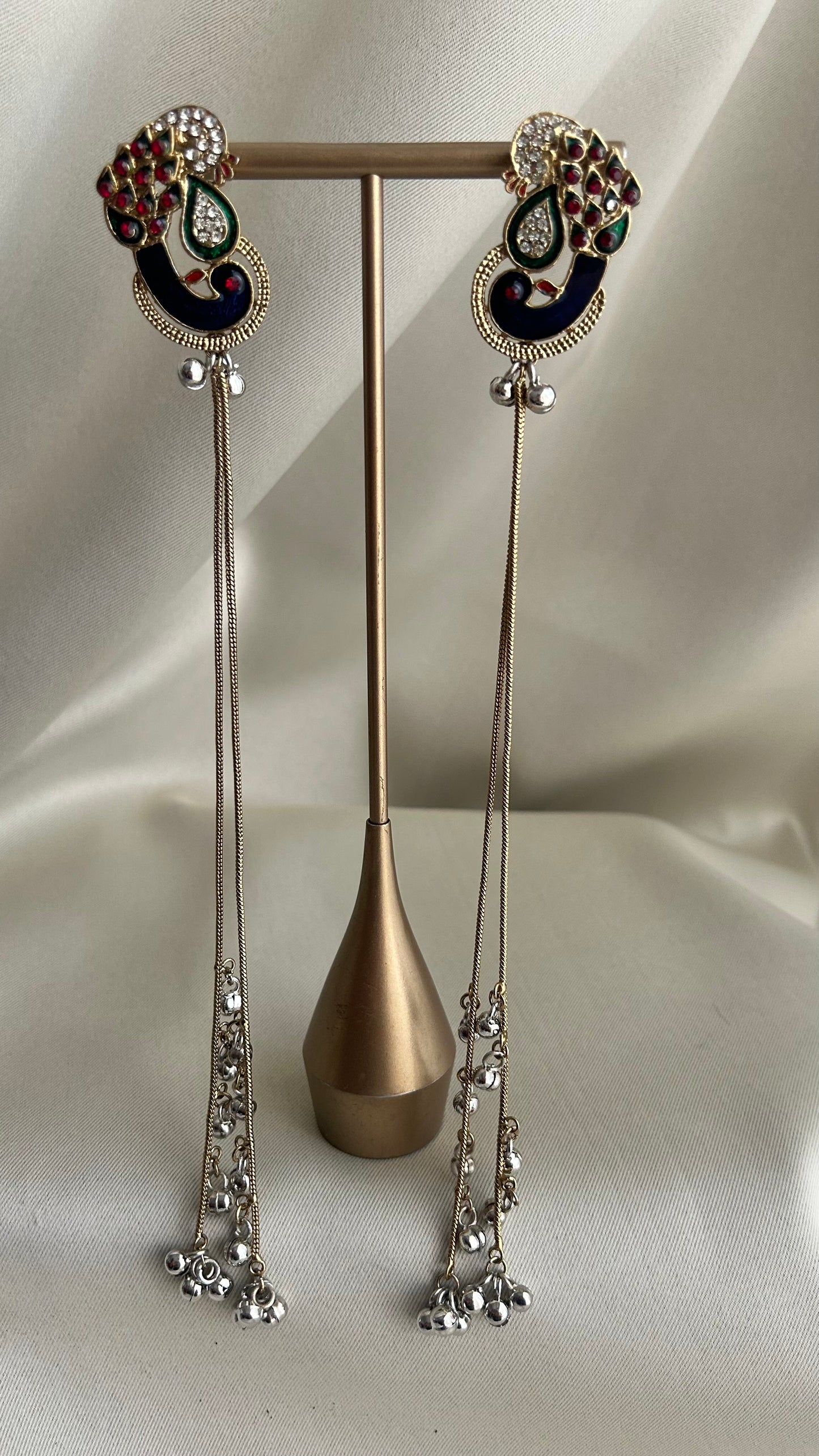 Mor Kashmiri Earrings