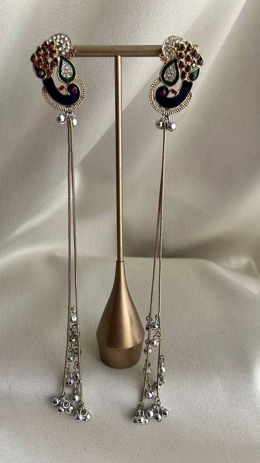 Mor Kashmiri Earrings