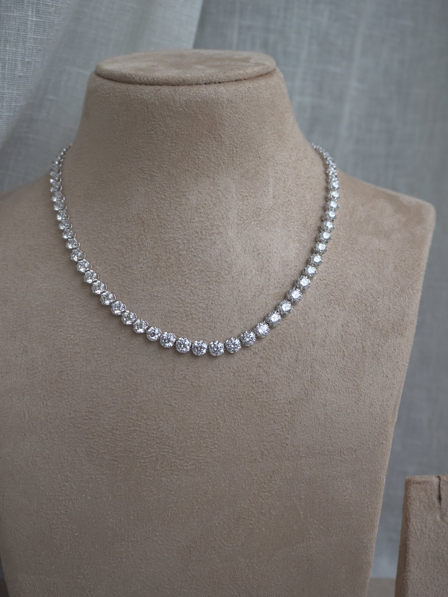 Classic Tennis Necklace Set