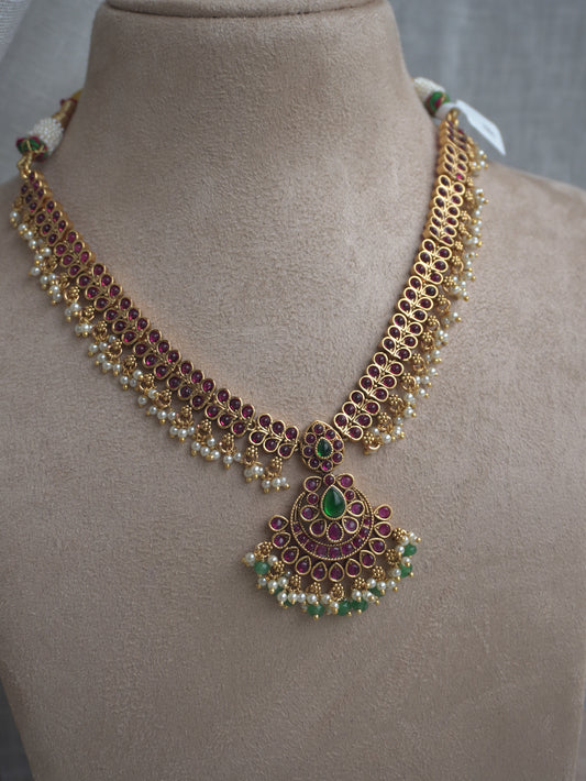 Amara Temple Necklace Set