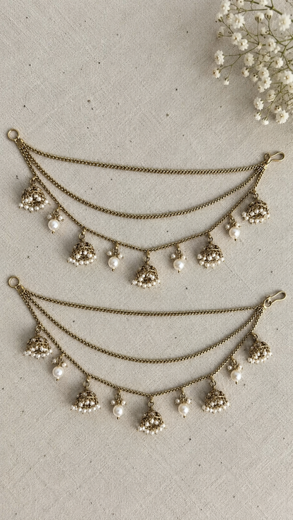 Sakhi Jhumki Kanauti (Ear Chain)