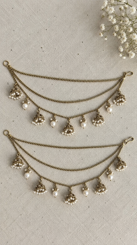 Sakhi Jhumki Kanauti (Ear Chain)
