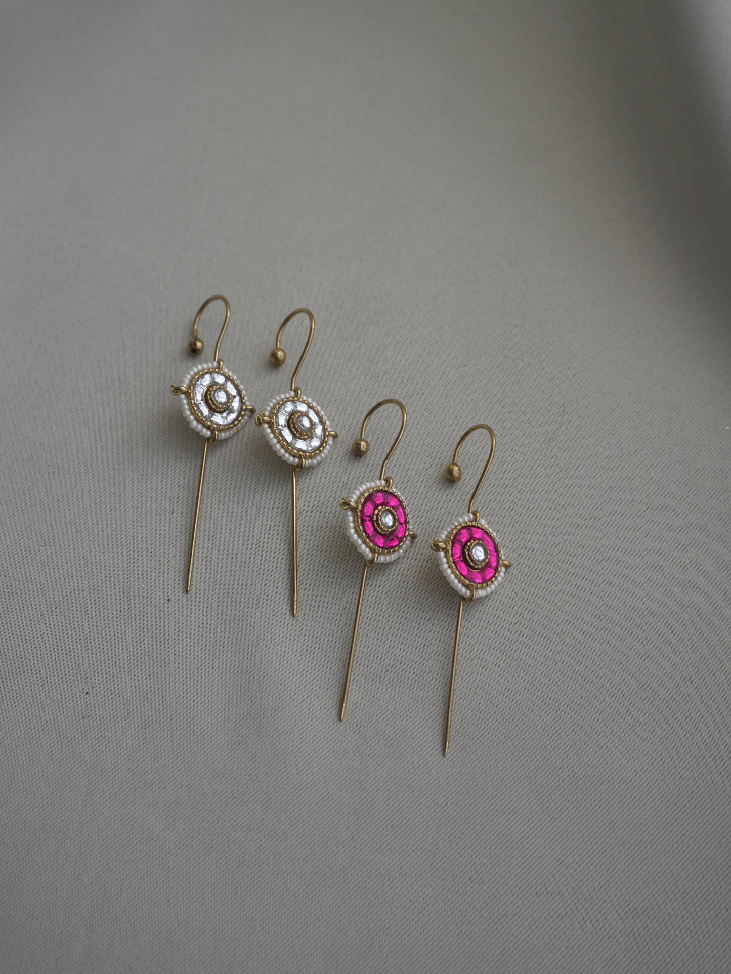 Aarini Round Kundan Ear Cuff