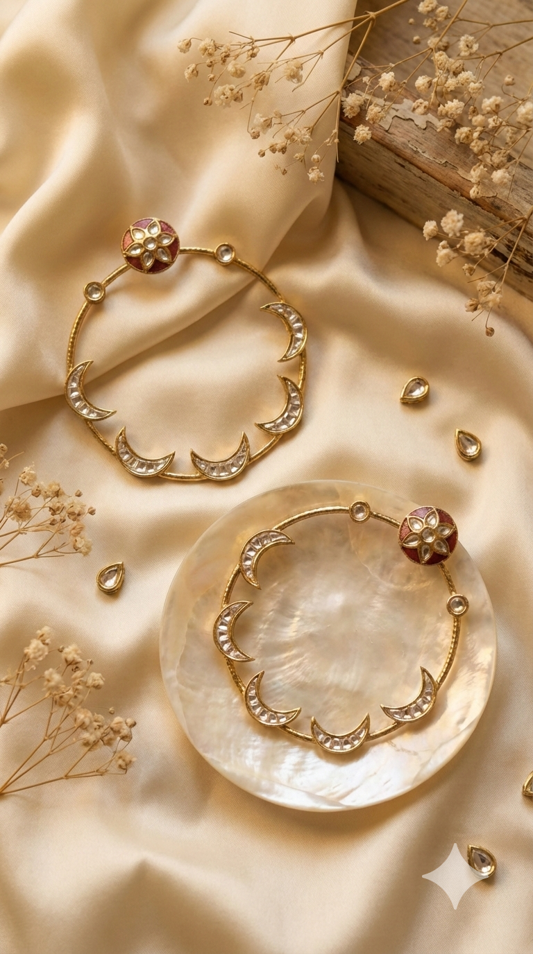 Chand Hoop Earrings