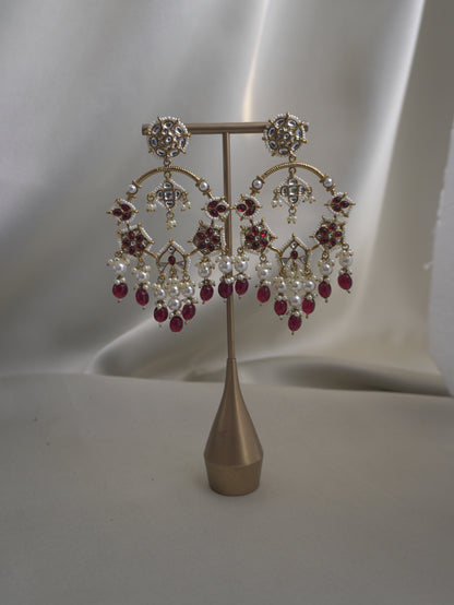 Gulnaar Red Earrings