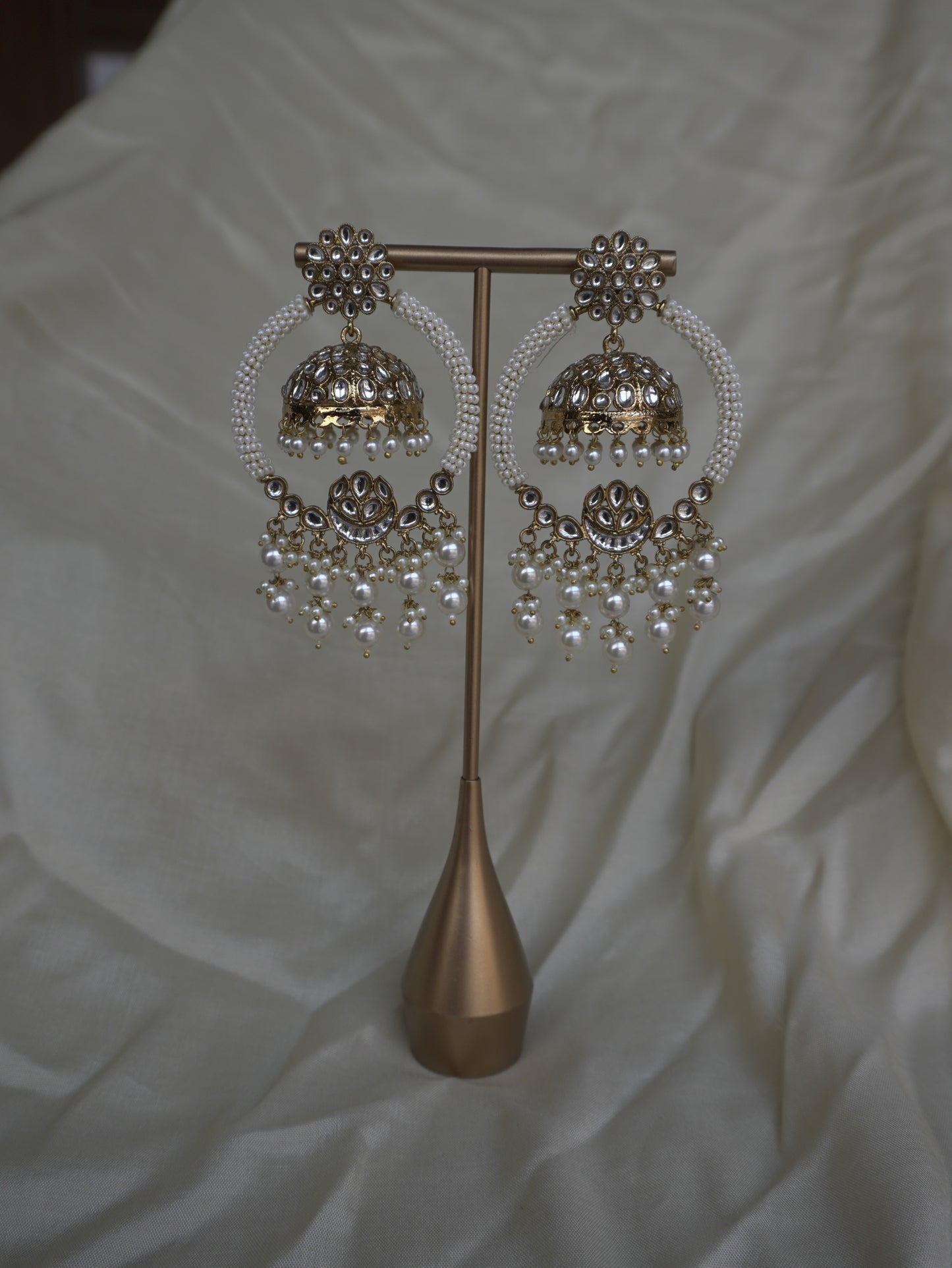 Niyati 2-in-1 Jhumka Chandbaali Earrings