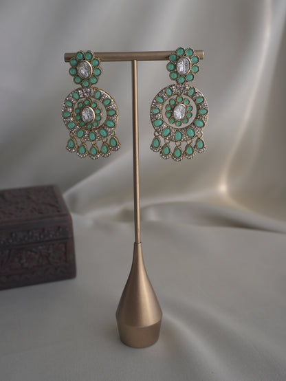 Sitara Mint Drop Earrings