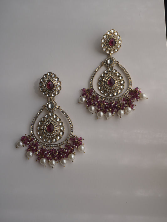 Tiasha Wine Earrings