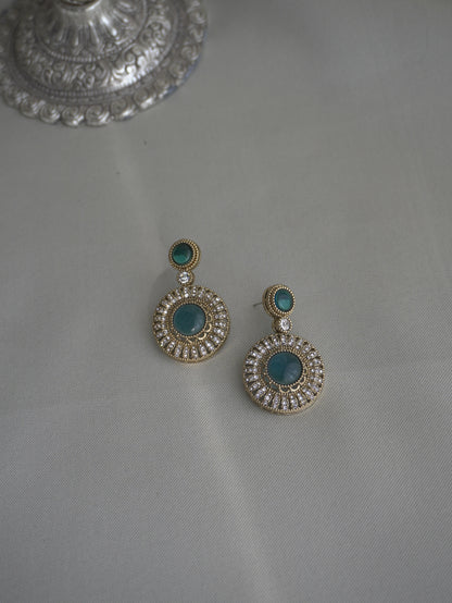 Sora Round Drop Earrings