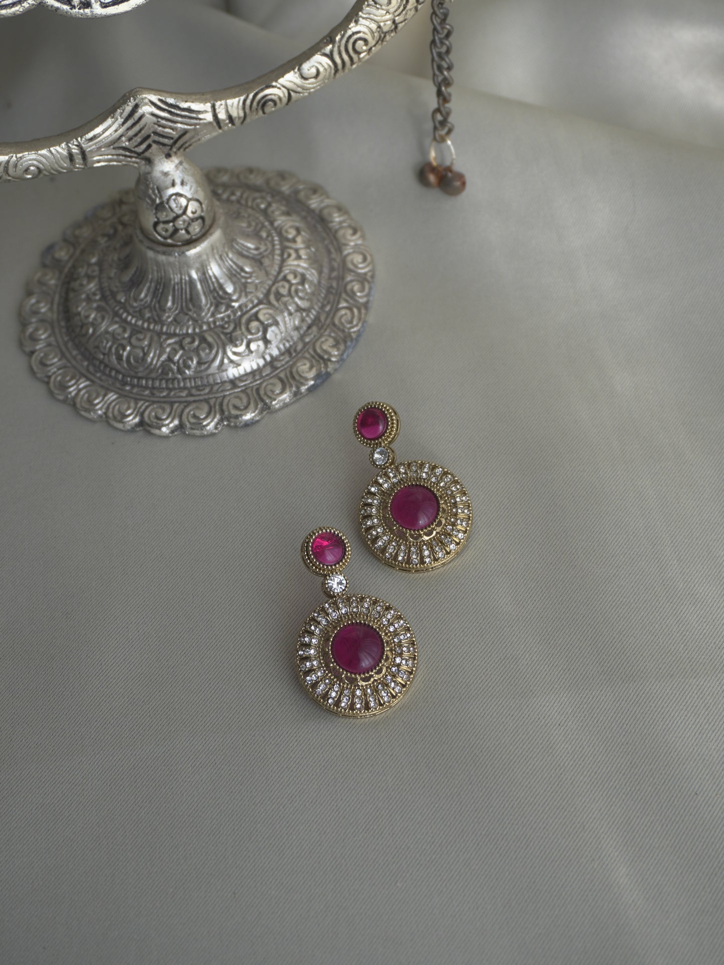 Sora Round Drop Earrings