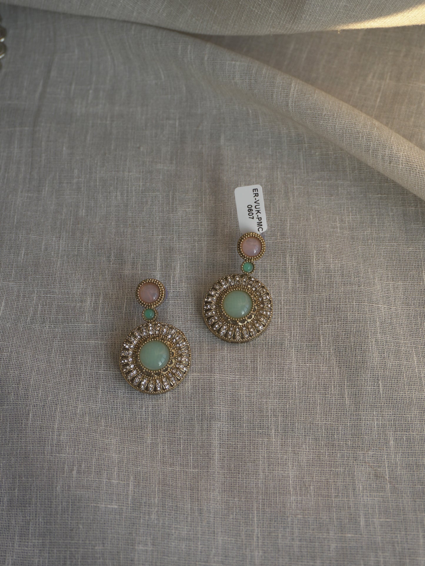 Sora Round Drop Earrings