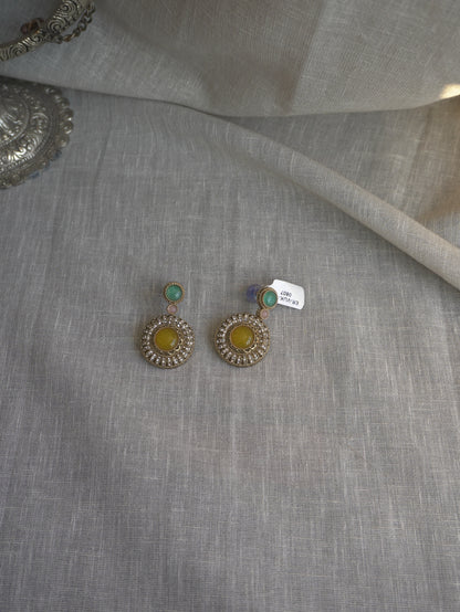 Sora Round Drop Earrings