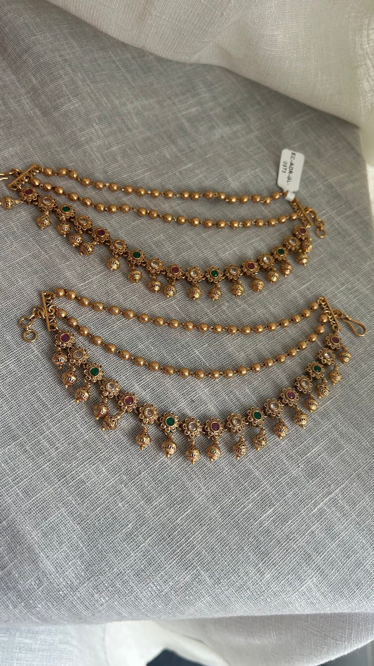 Antique Gold Three Layer Kanauti