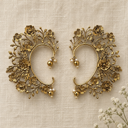 Gulshan Floral Ear Cuff