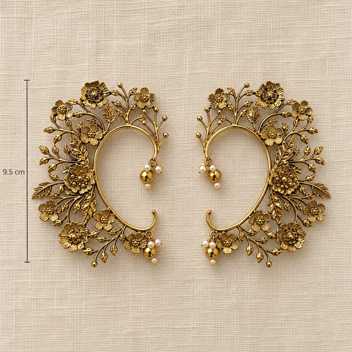 Gulshan Floral Ear Cuff
