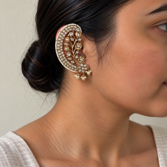 Polki Ear Cuff Earring