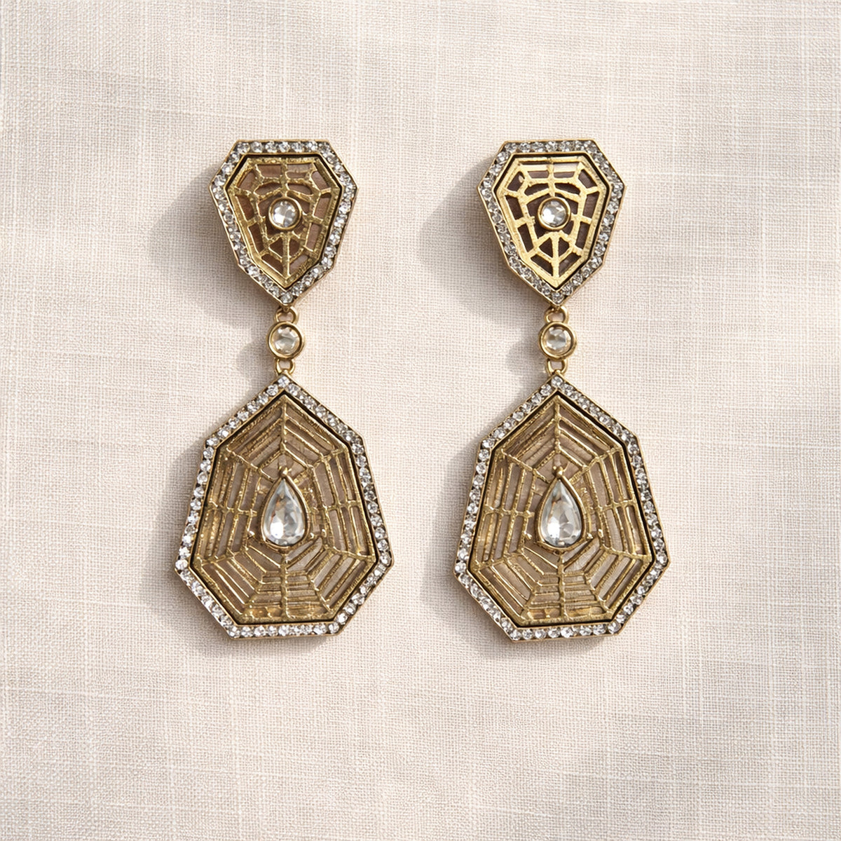 Jaal Crystal Drop Earrings