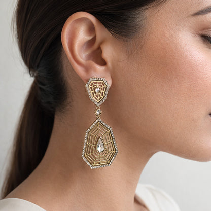 Jaal Crystal Drop Earrings