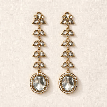 Bel Kundan Long Earrings