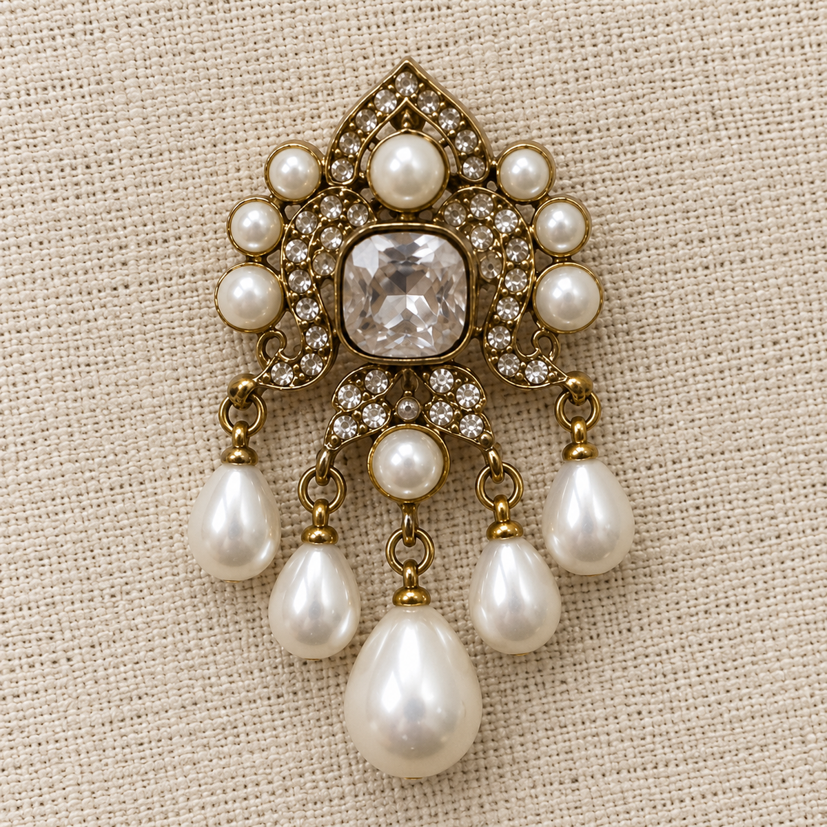 Zeenat Pearl Drop Earrings