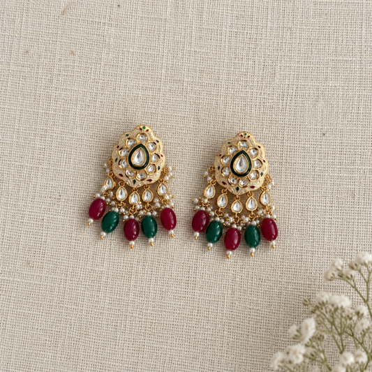Neeta Meenakari Earrings