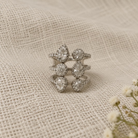 Sienna Layered Halo Ring