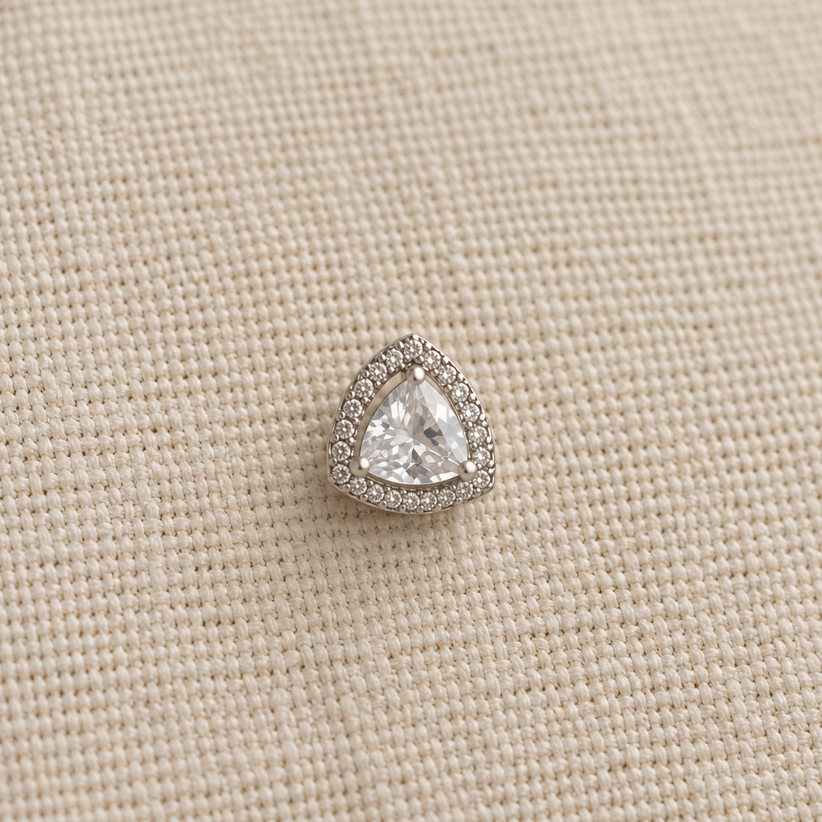 Aria Diamond Halo Studs