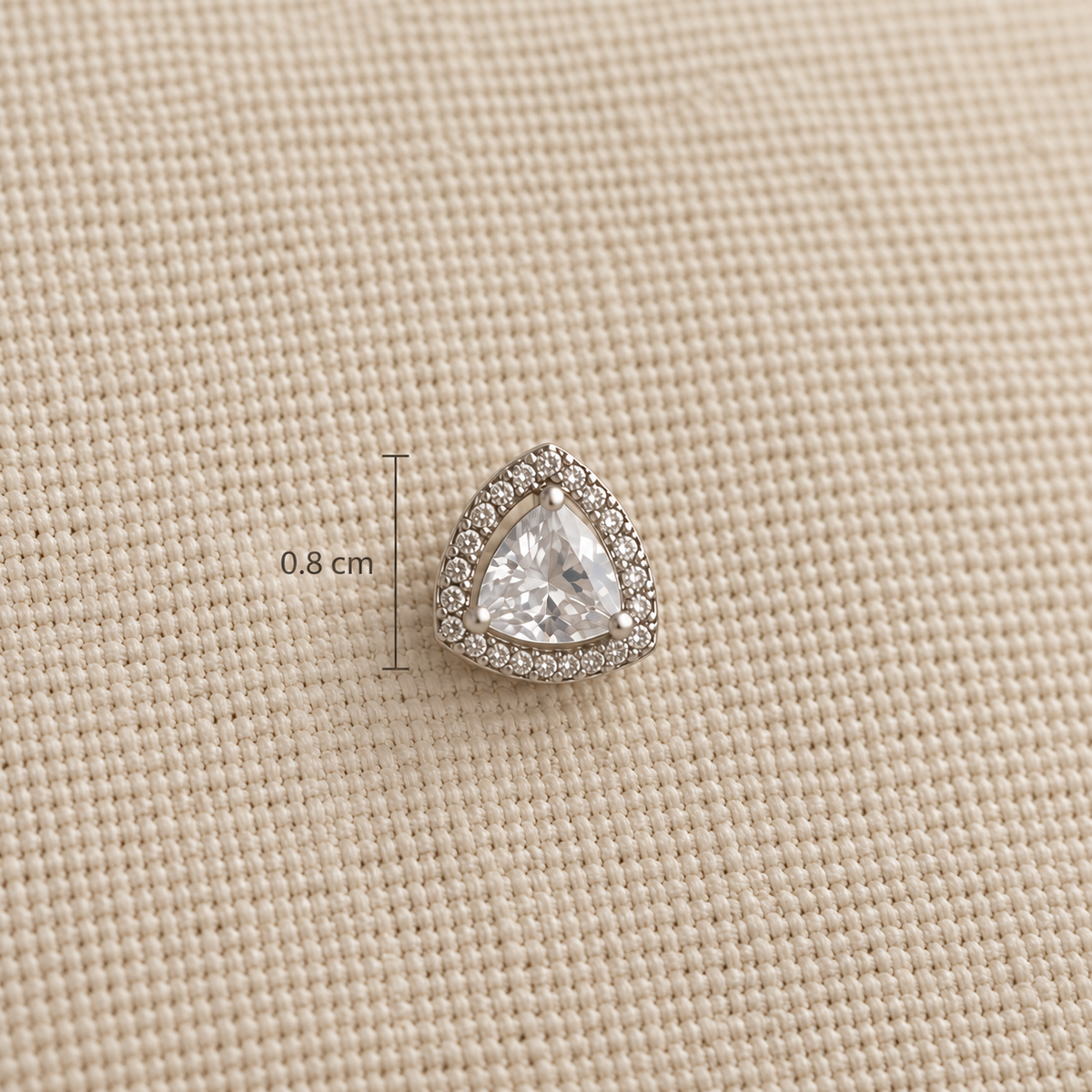 Aria Diamond Halo Studs