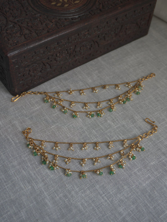 Ira Multi-Layered Green Kaan Chain