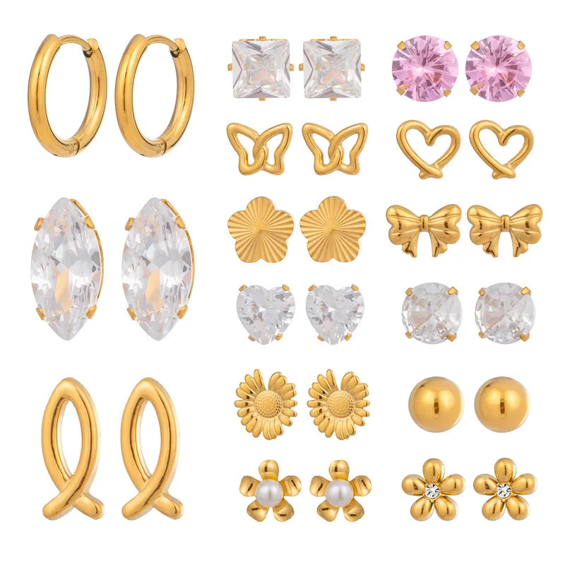 Mini Everyday Earrings Set (3-Pair Combo)