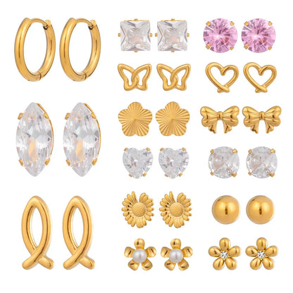 Mini Everyday Earrings Set (3-Pair Combo)