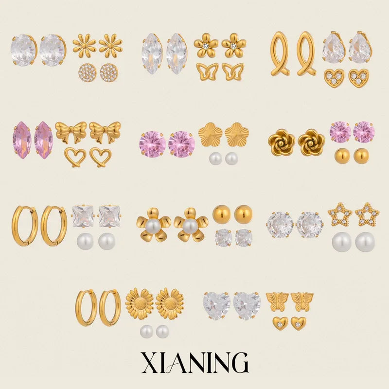 Mini Everyday Earrings Set (3-Pair Combo)