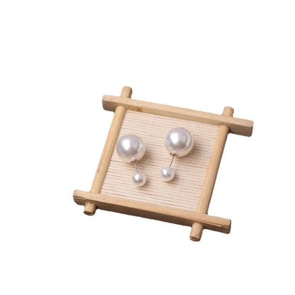 Classic Pearl Front–Back Studs