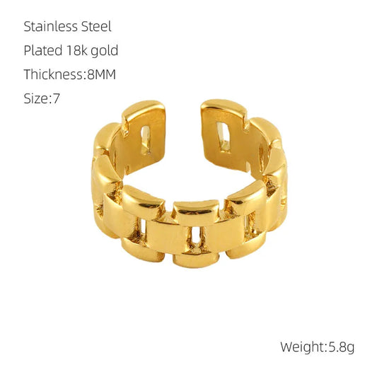 Link Luxe Bold Ring