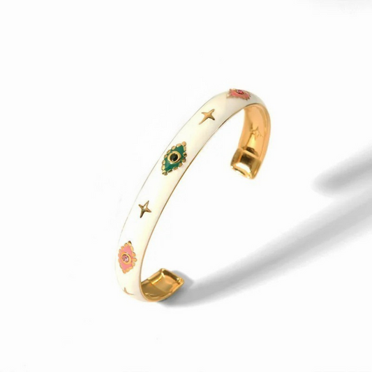 Evil Eye Charm Cuff