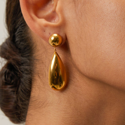 Aurelia Gold Drop Earrings