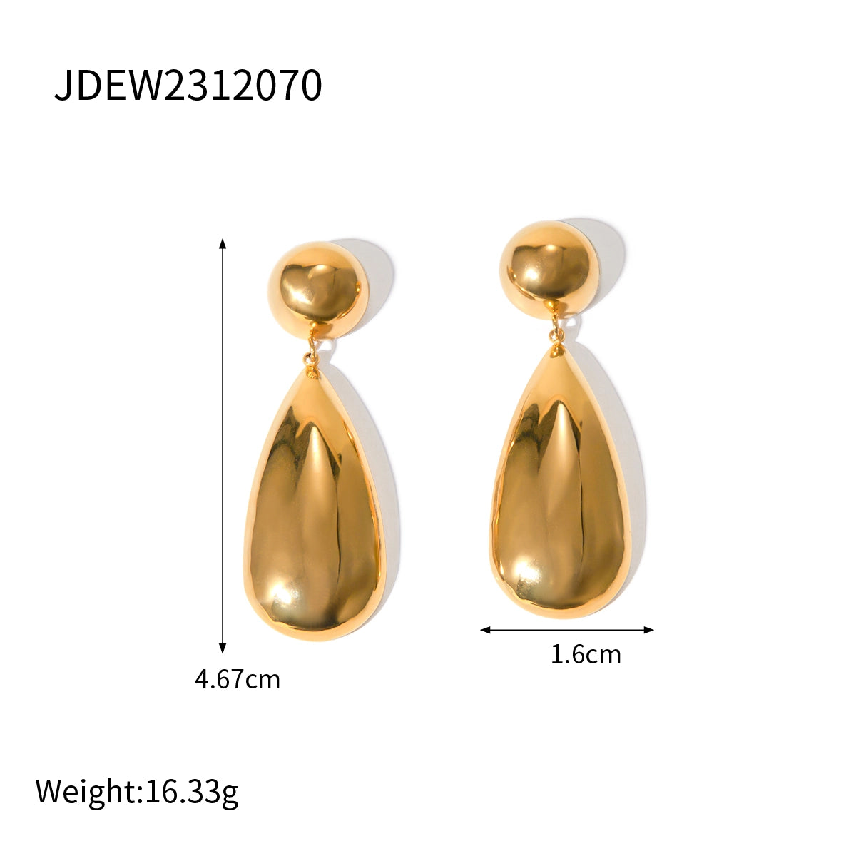 Aurelia Gold Drop Earrings