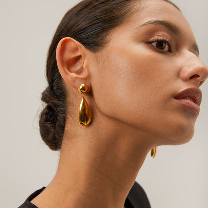 Aurelia Gold Drop Earrings