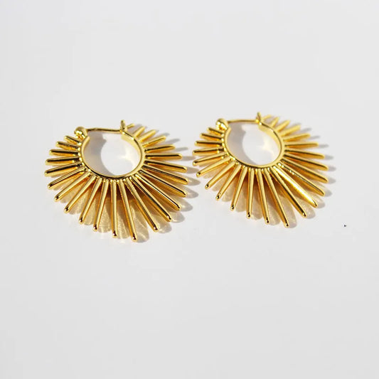 Sunbeam Radiance Gold Earrings